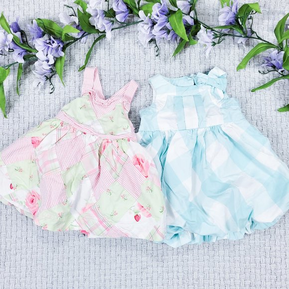 Janie and Jack Other - Janie & Jack baby girl floral Summer dress bundle